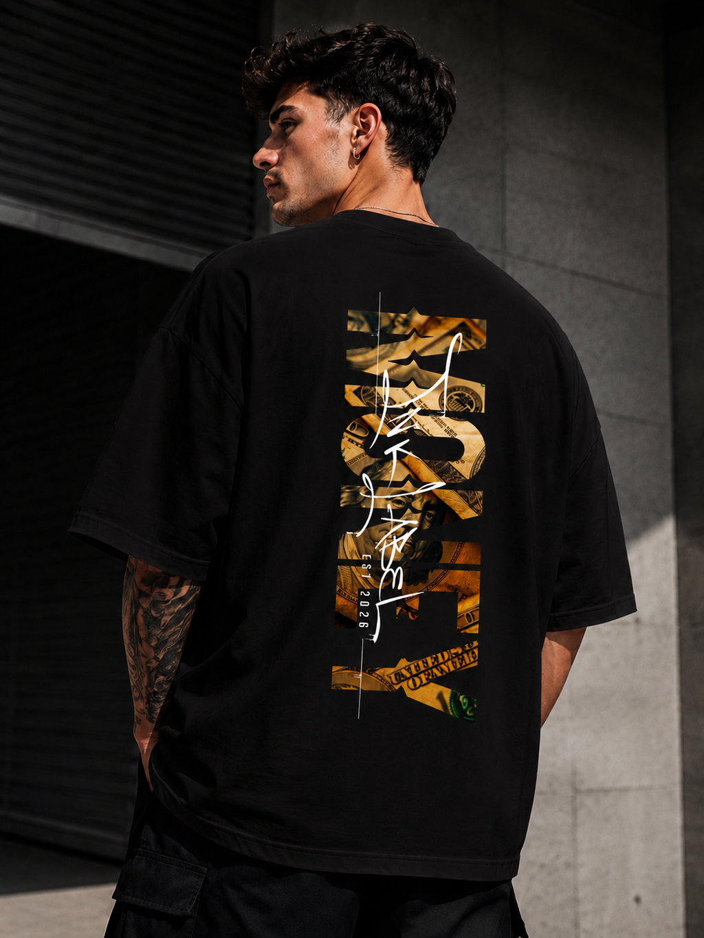 Ink Label Oversize Money