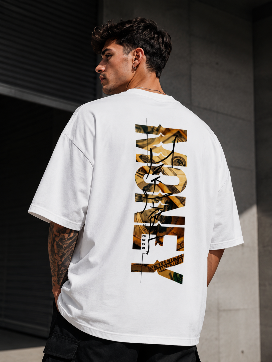 Ink Label Oversize Money