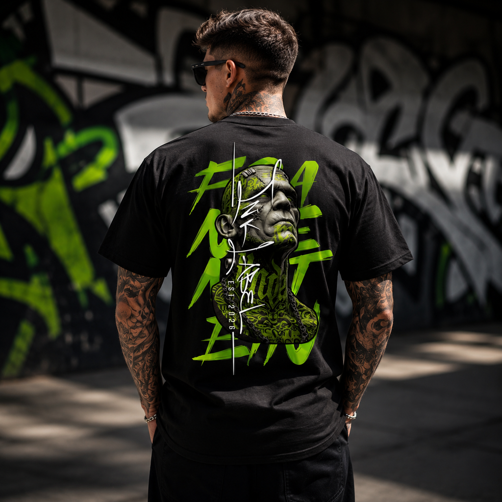 Ink Label Oversize Frankenstein