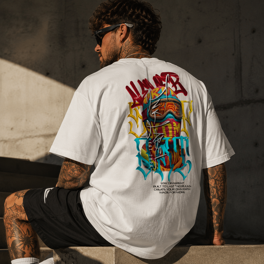Ink Label Oversize Never Stop Art