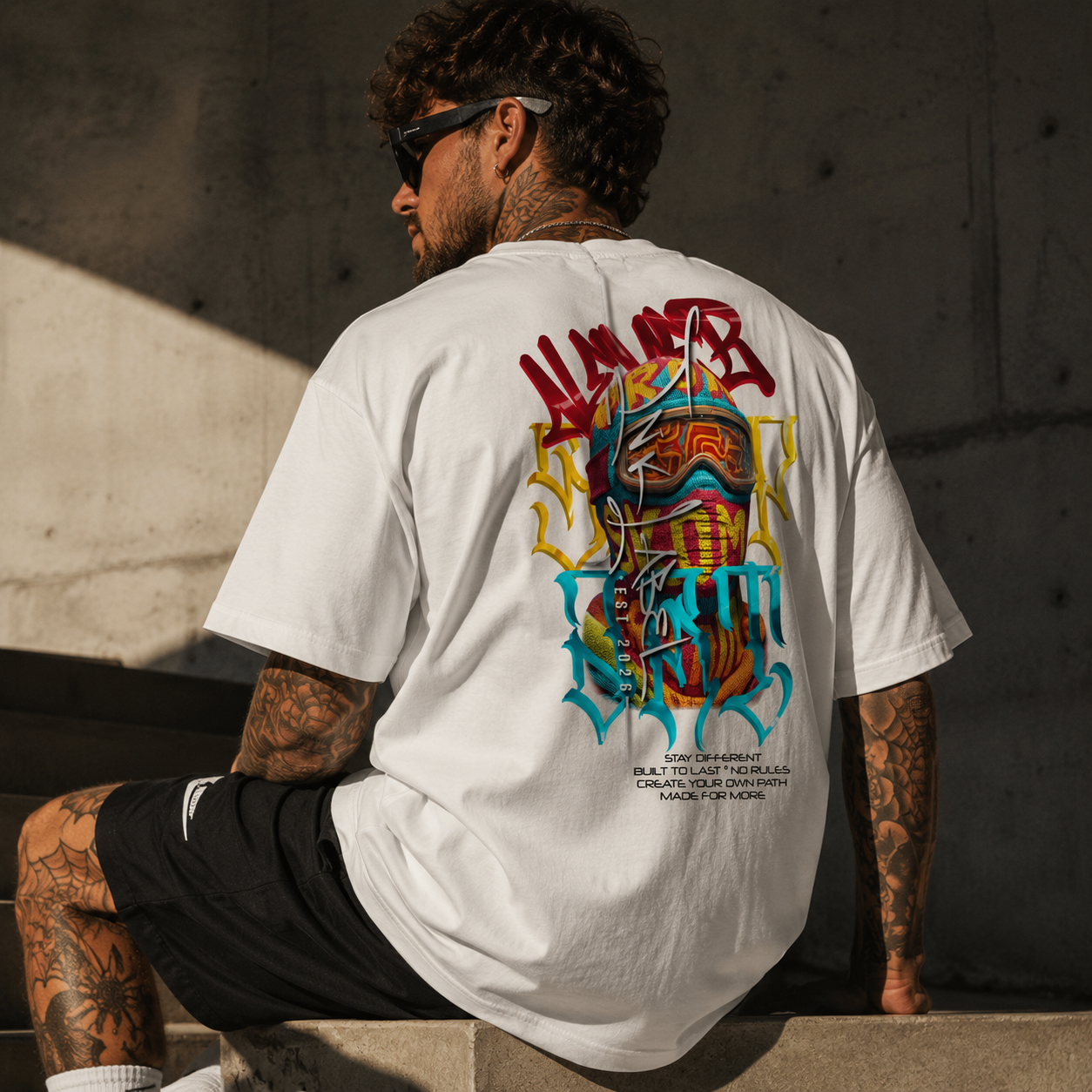 Ink Label Oversize Never Stop Art