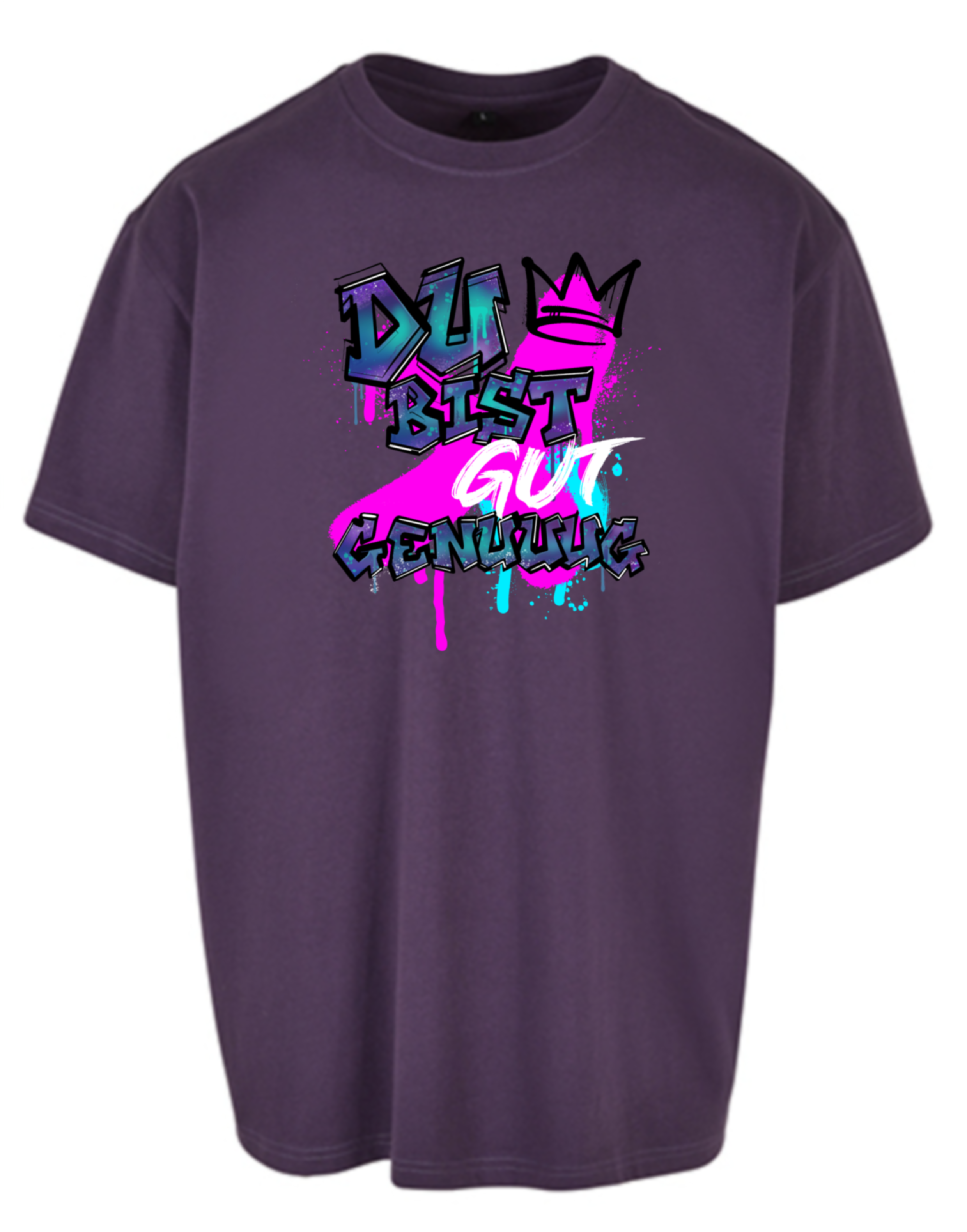 LIMITED EDITION Heavy Oversize T Shirt Purple Night