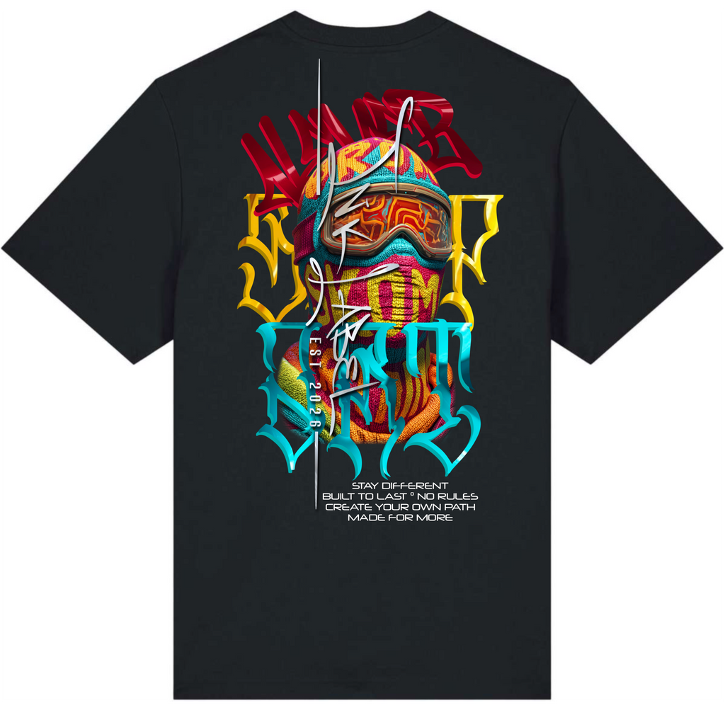 Ink Label Oversize Never Stop Art